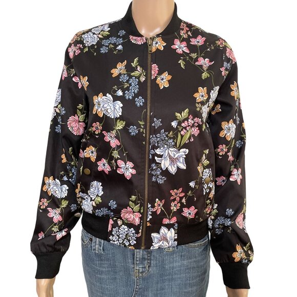 Hippie Rose Lightweight Floral Jacket Size XS - Picture 1 of 3